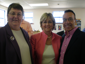 Ruth Hoffman, Diane Denish and Bill Jordan